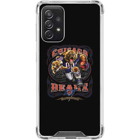 Liquid Blue NFL Chicago Bears Running Back Galaxy A72 5G Clear Case